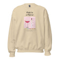 Printful mockup: Pink Is a Flavor · Crewneck sweatshirt