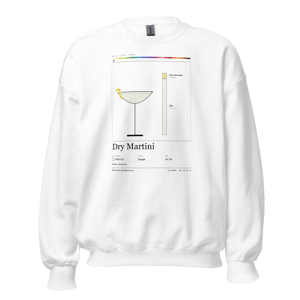 Printful mockup: Dry Martini · Crewneck sweatshirt (4)