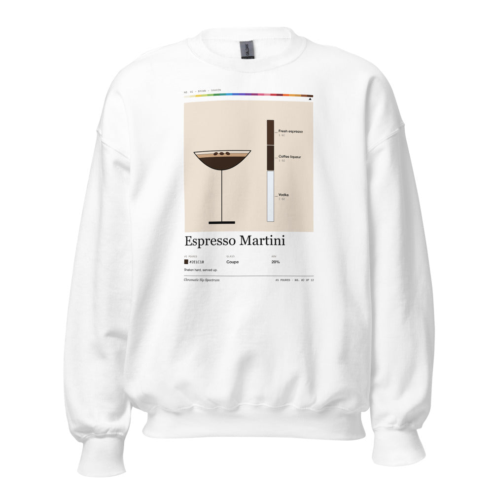 Printful mockup: Espresso Martini · Crewneck sweatshirt (4)