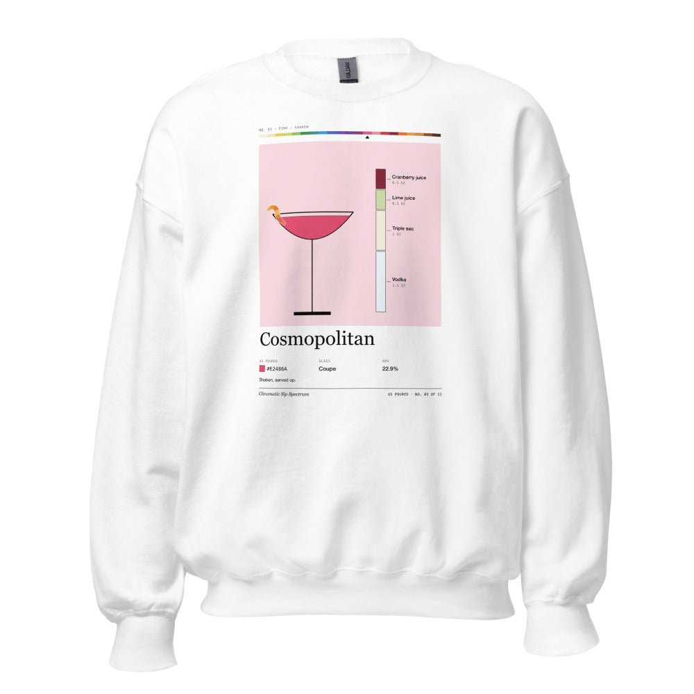 Printful mockup: Cosmopolitan · Crewneck sweatshirt (4)