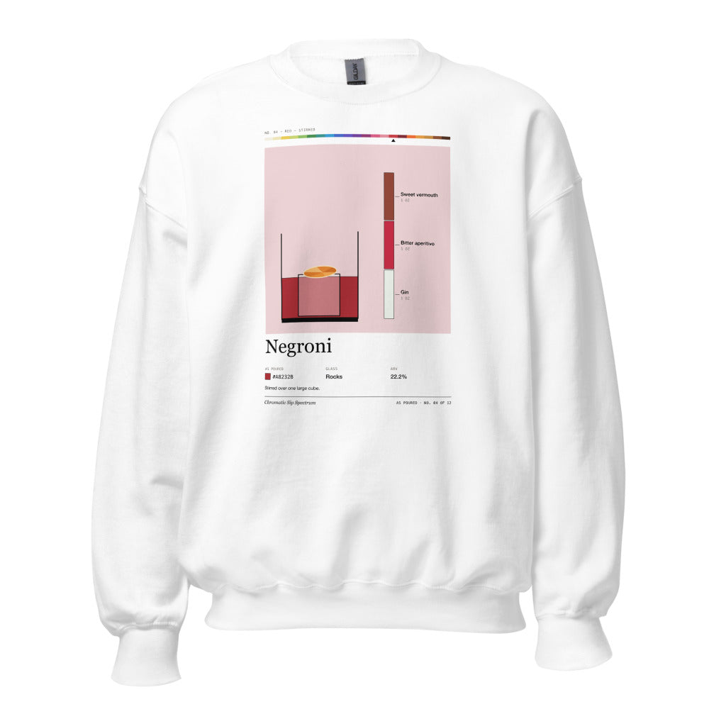 Printful mockup: Negroni · Crewneck sweatshirt (4)