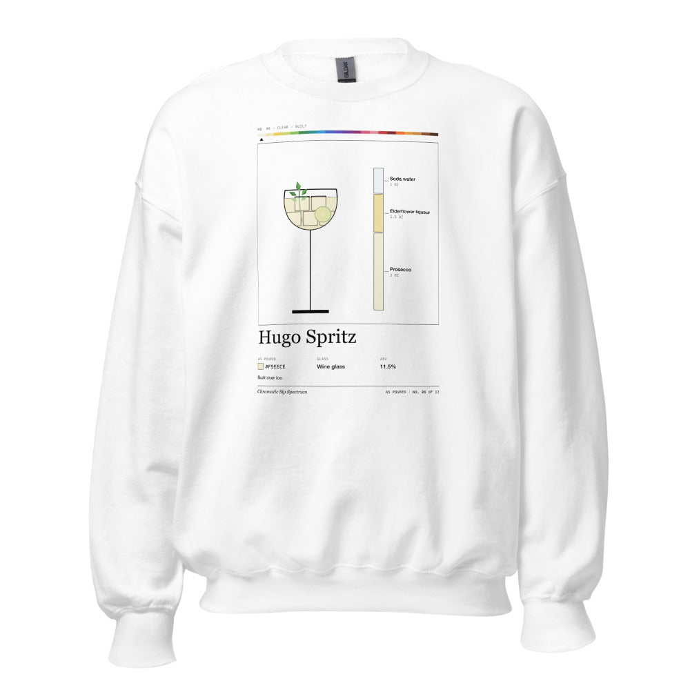 Printful mockup: Hugo Spritz · Crewneck sweatshirt (4)