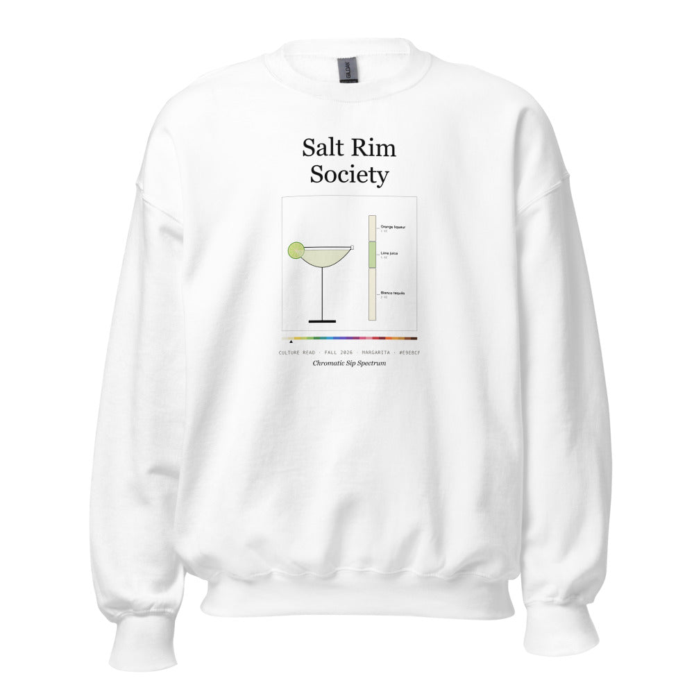 Printful mockup: Salt Rim Society · Crewneck sweatshirt (4)