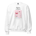Printful mockup: Pink Is a Flavor · Crewneck sweatshirt (4)
