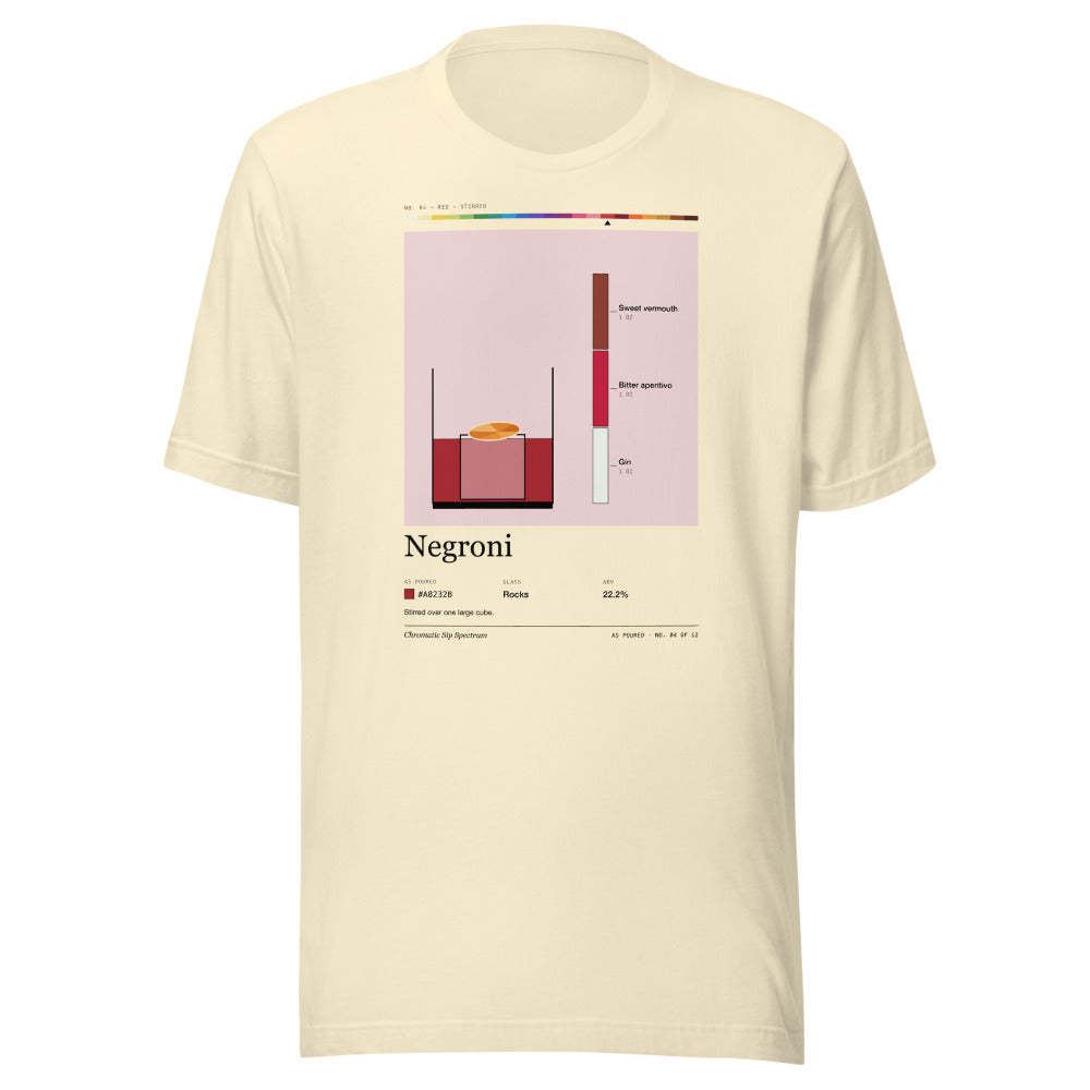 Printful mockup: Negroni · T-shirt