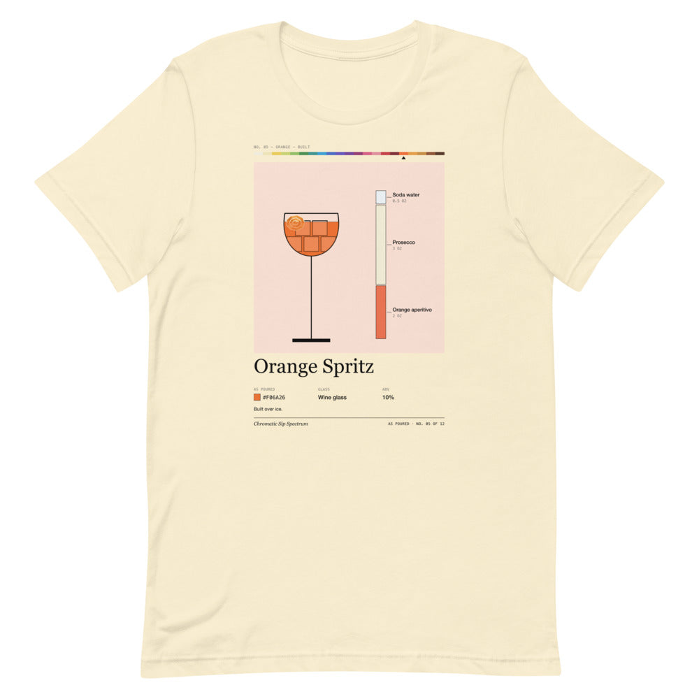 Printful mockup: Orange Spritz · T-shirt (2)