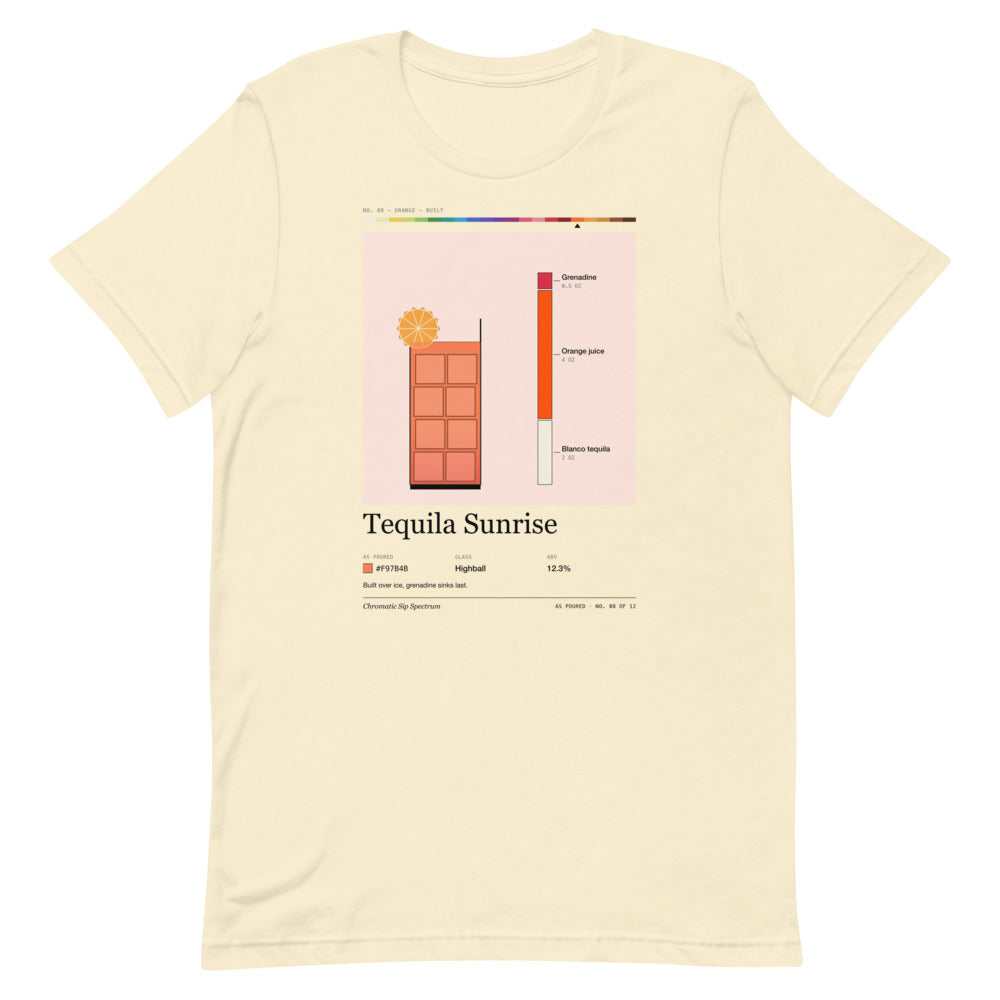 Printful mockup: Tequila Sunrise · T-shirt (2)