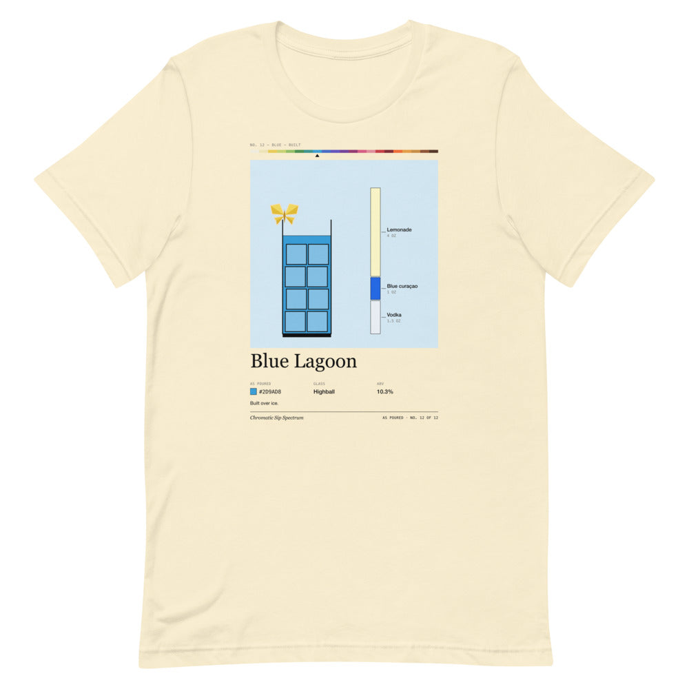 Printful mockup: Blue Lagoon · T-shirt (2)