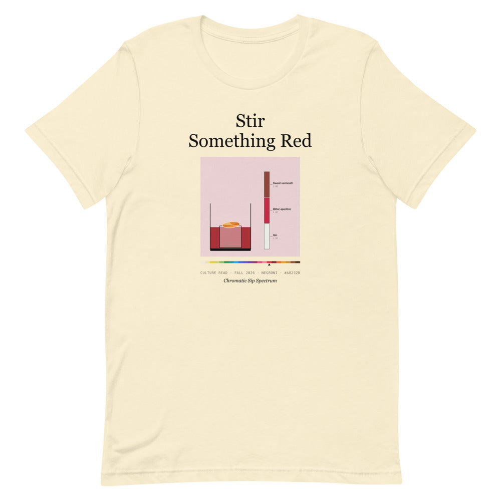 Printful mockup: Stir Something Red · T-shirt (2)