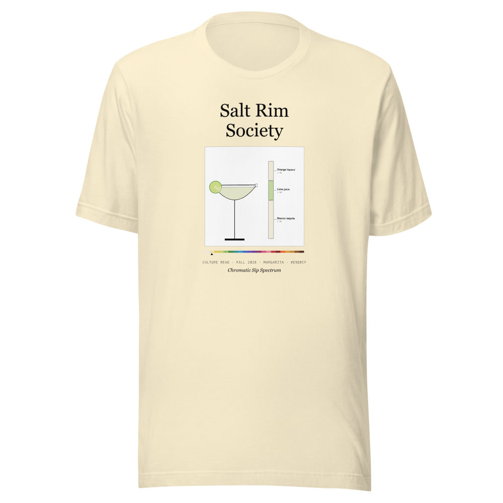 Printful mockup: Salt Rim Society · T-shirt
