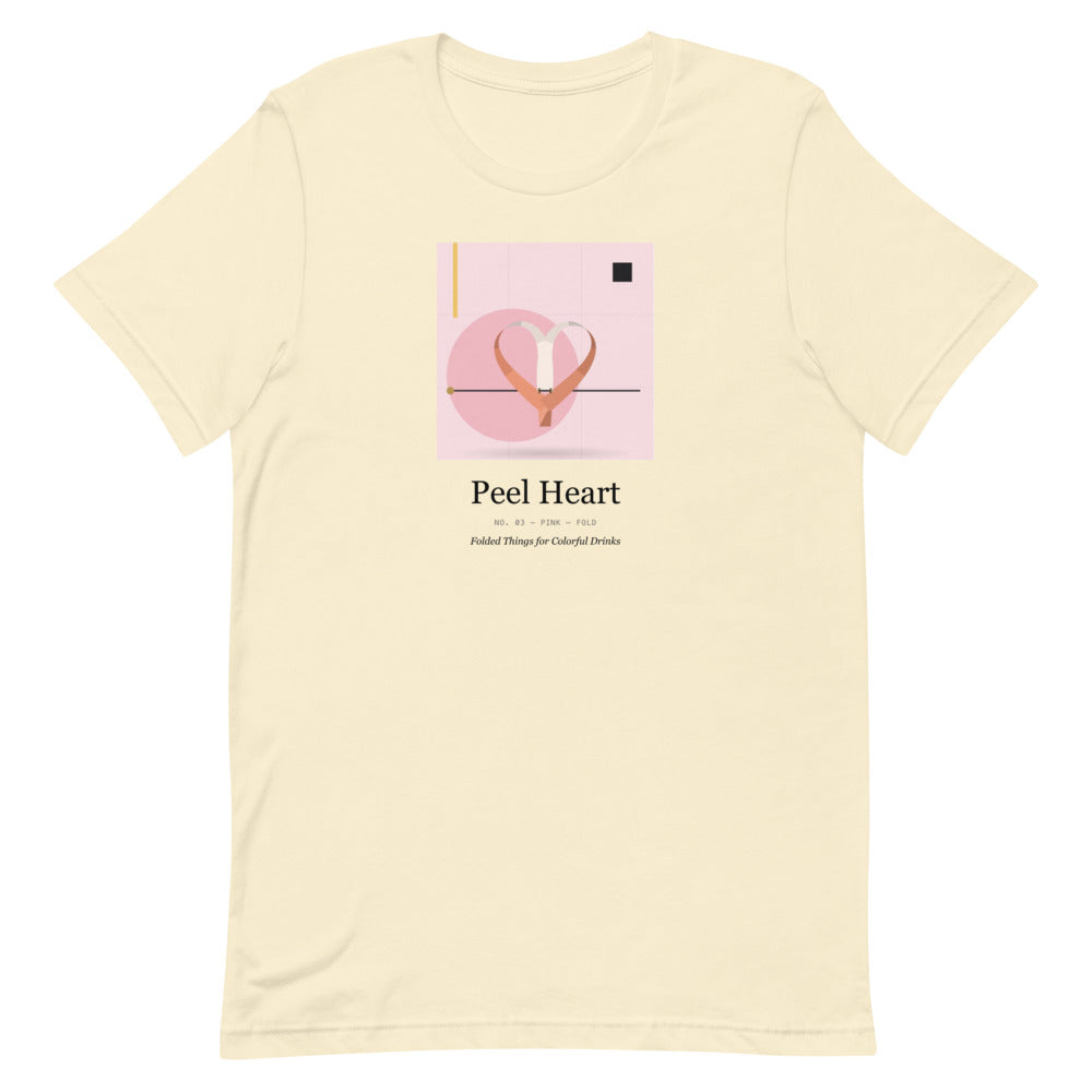 Printful mockup: Peel Heart · T-shirt (2)