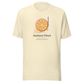 Printful mockup: Starburst Wheel · T-shirt