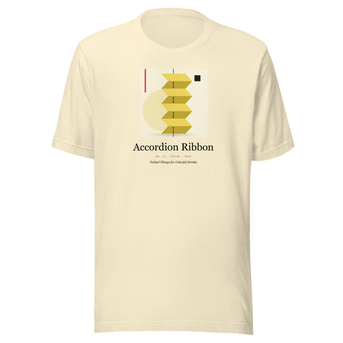Printful mockup: Accordion Ribbon · T-shirt