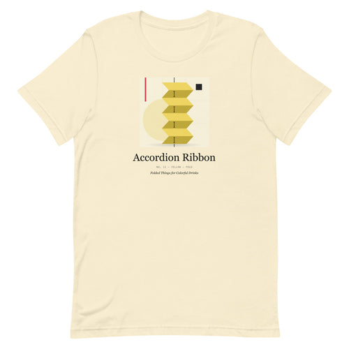 Printful mockup: Accordion Ribbon · T-shirt (2)