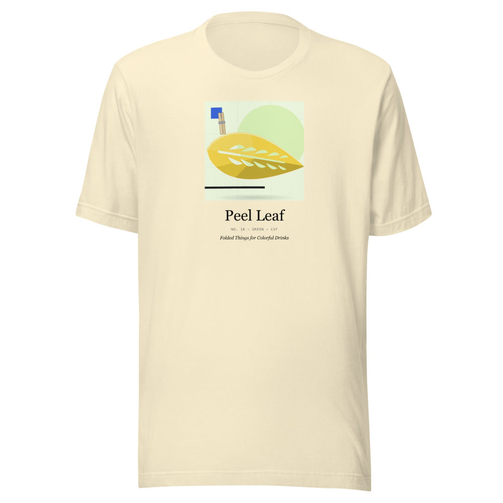 Printful mockup: Peel Leaf · T-shirt