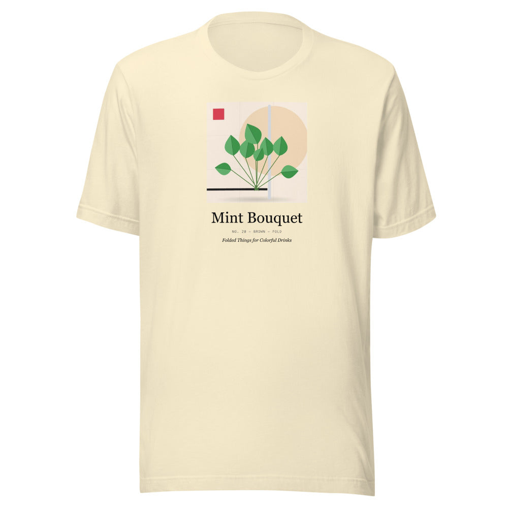 Printful mockup: Mint Bouquet · T-shirt