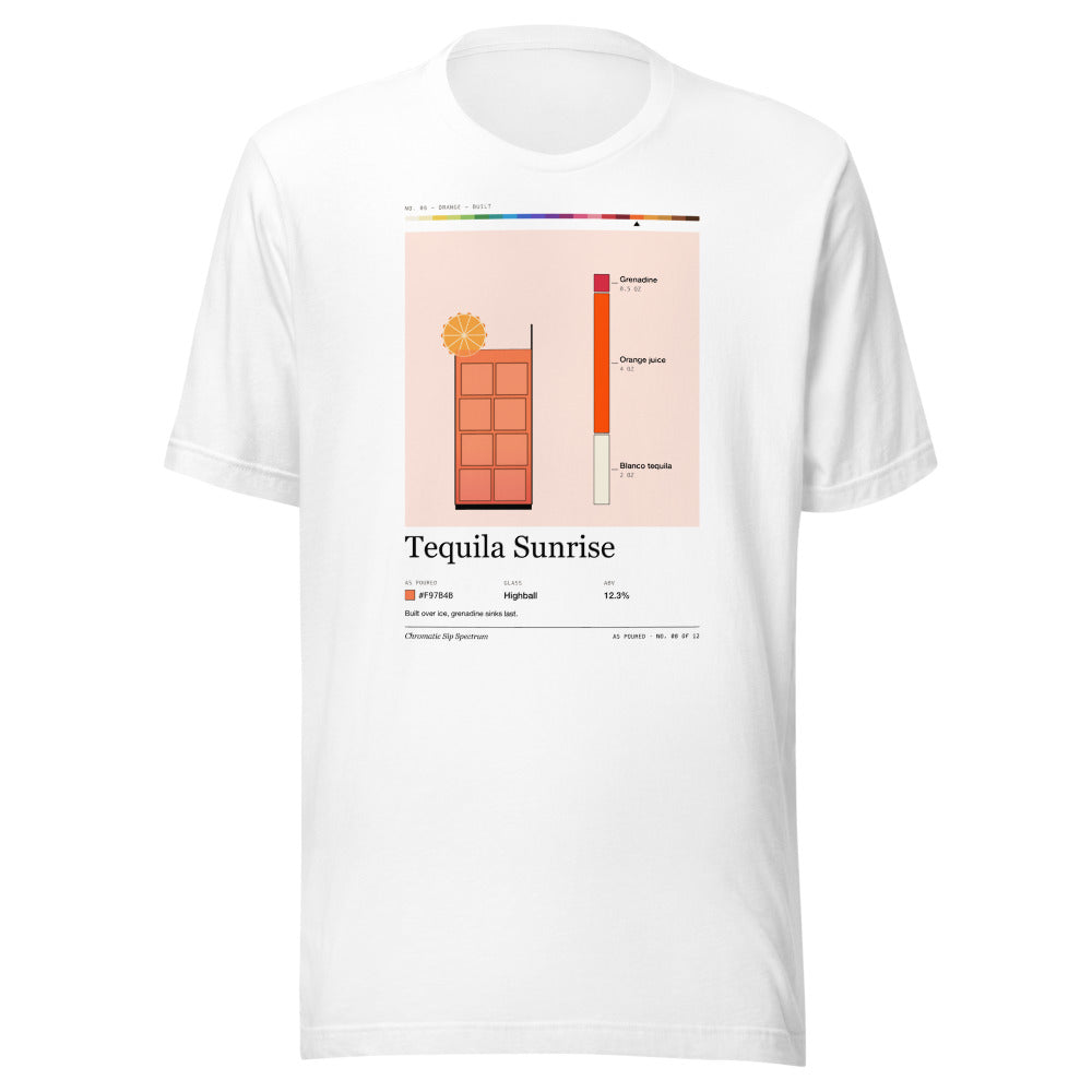 Printful mockup: Tequila Sunrise · T-shirt (4)