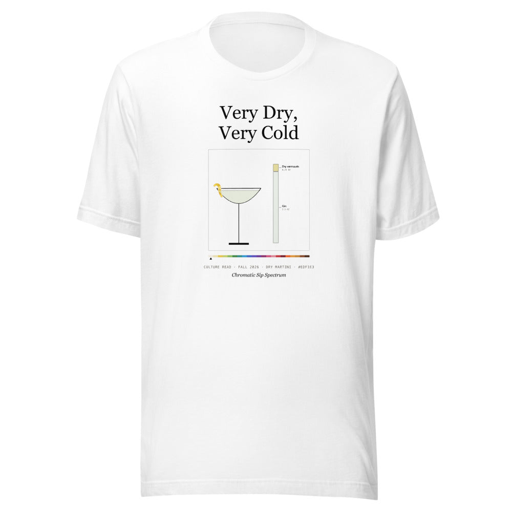 Printful mockup: Very Dry, Very Cold · T-shirt (4)