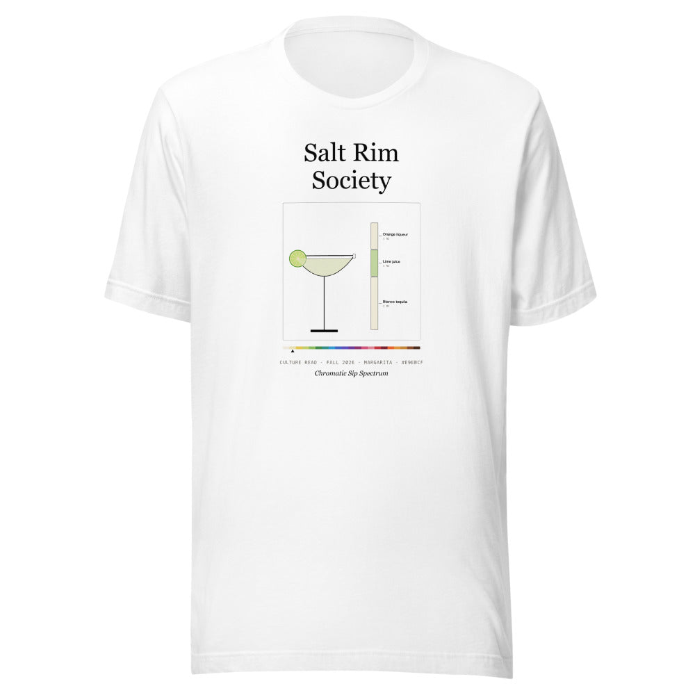 Printful mockup: Salt Rim Society · T-shirt (4)