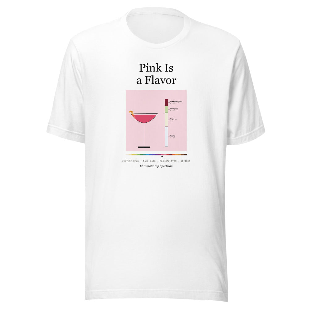 Printful mockup: Pink Is a Flavor · T-shirt (4)