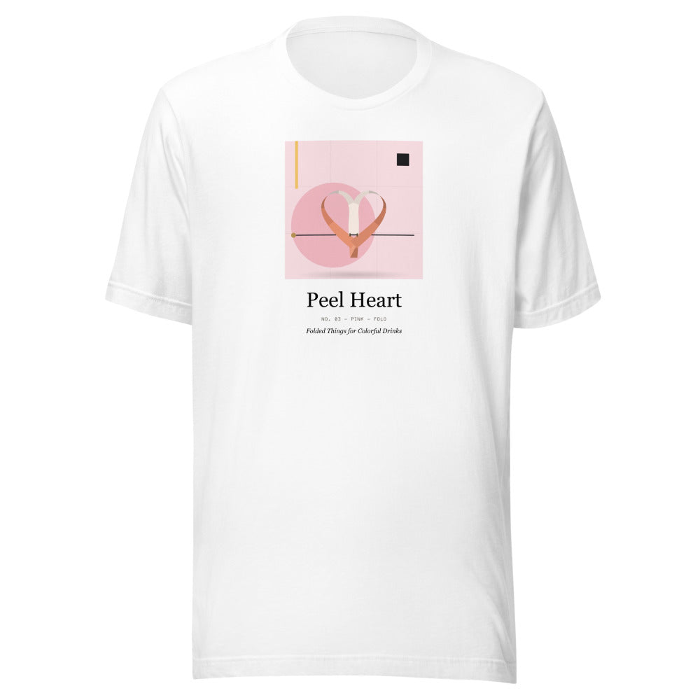 Printful mockup: Peel Heart · T-shirt (4)
