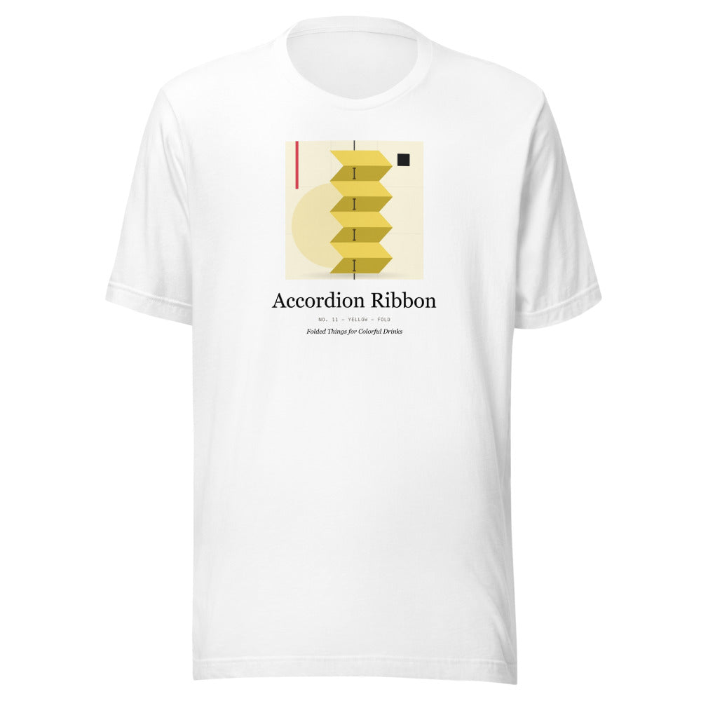 Printful mockup: Accordion Ribbon · T-shirt (4)