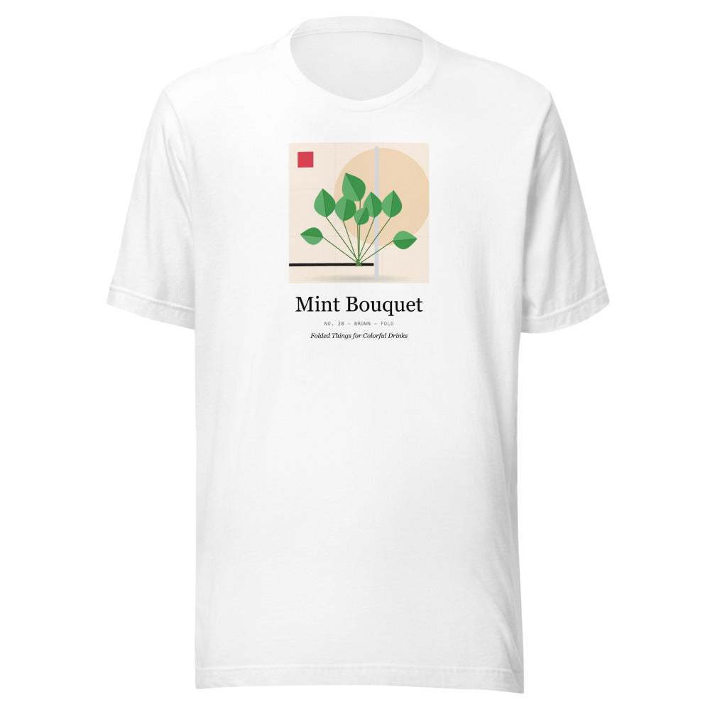Printful mockup: Mint Bouquet · T-shirt (4)