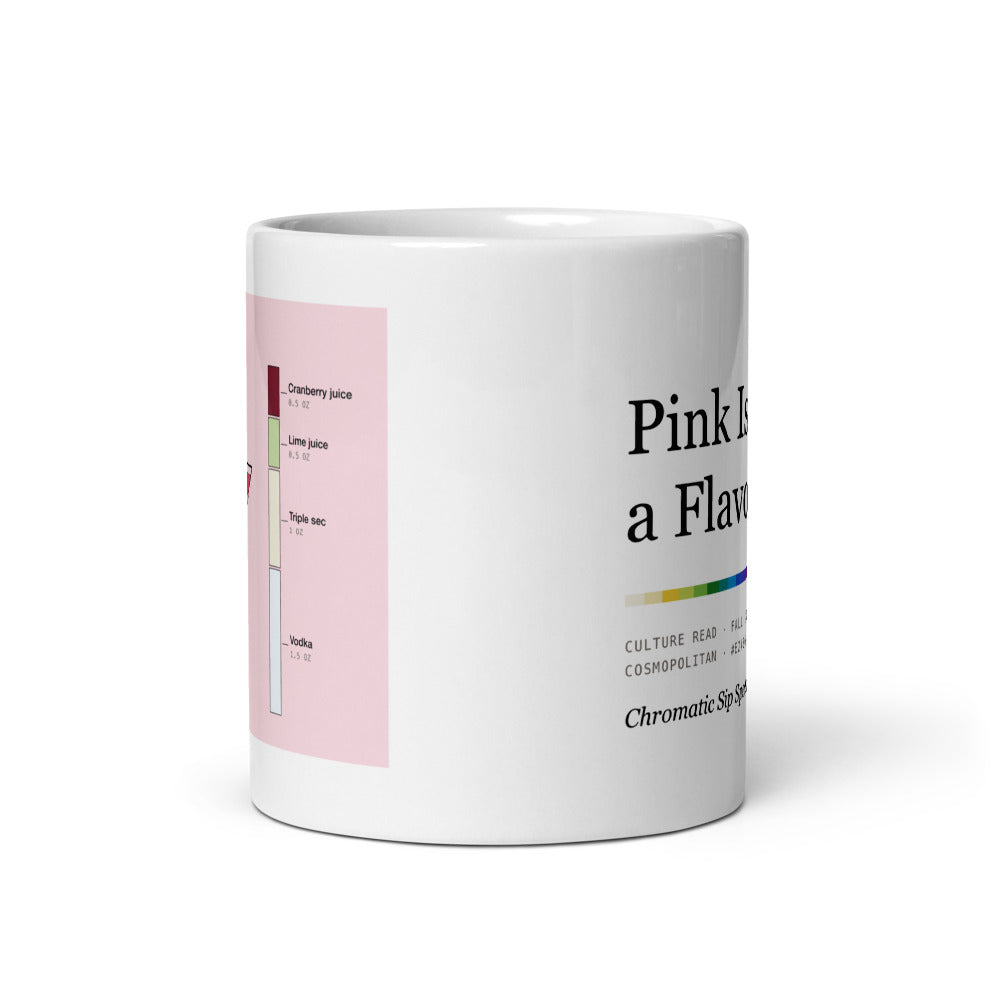Printful mockup: Pink Is a Flavor · Mug (3)