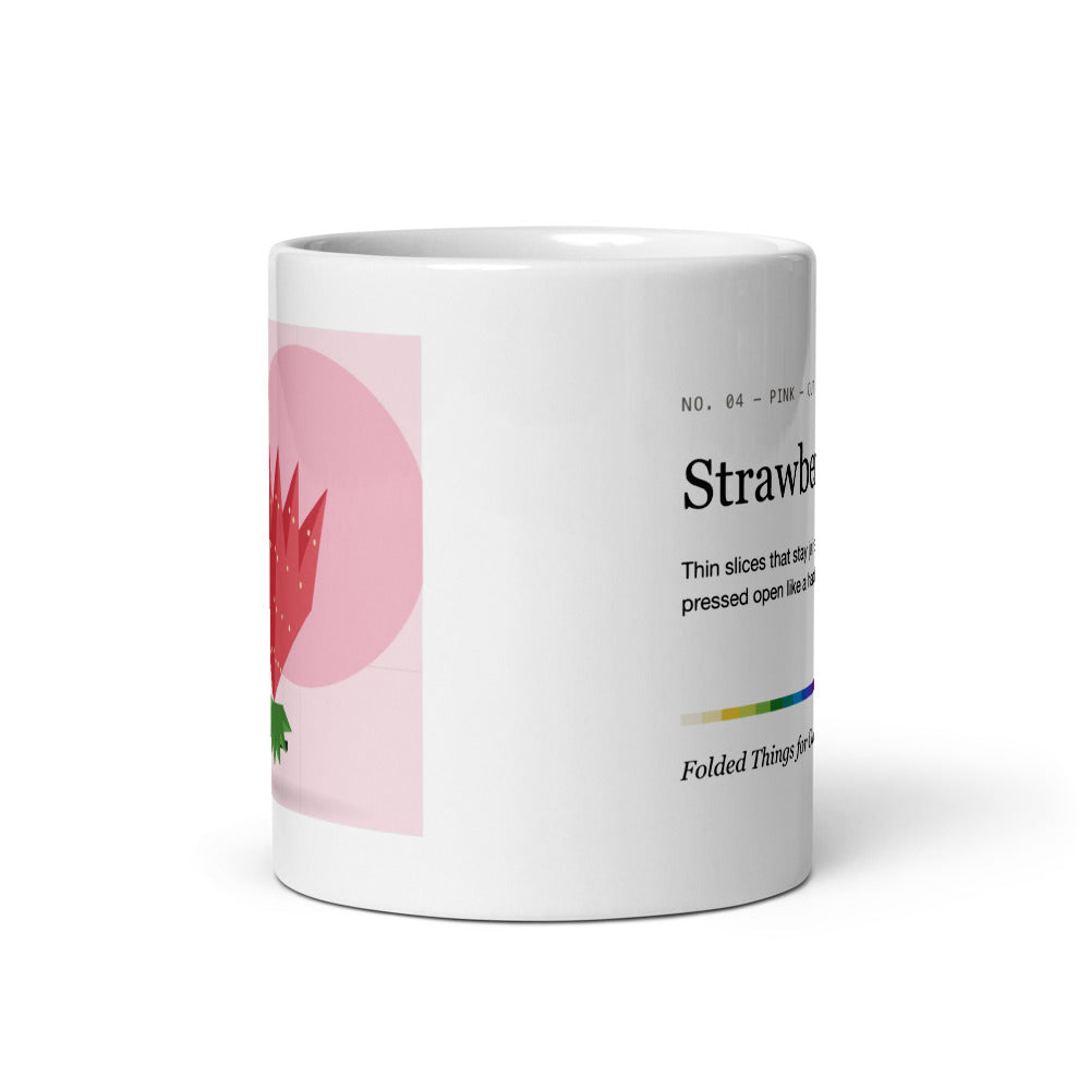 Printful mockup: Strawberry Fan · Mug (3)