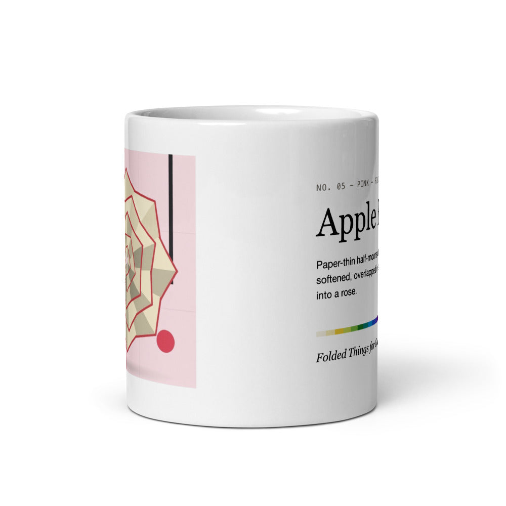 Printful mockup: Apple Rose · Mug (3)