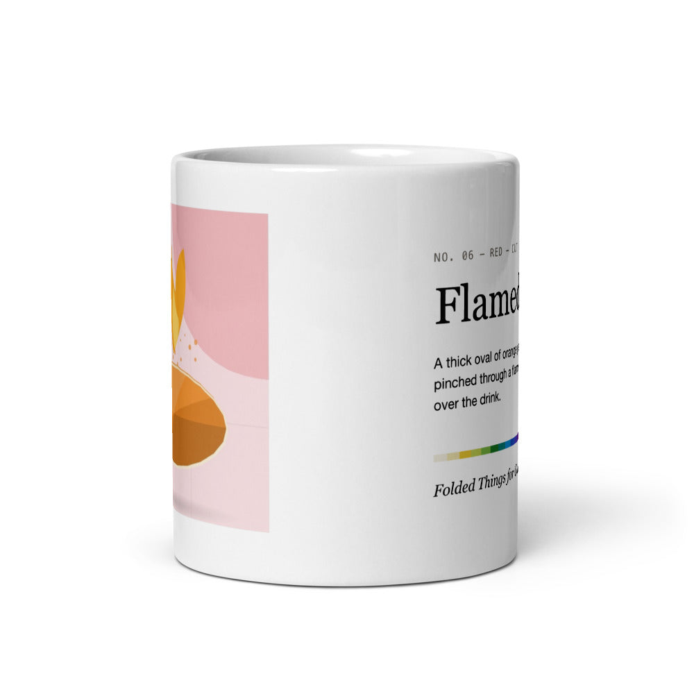 Printful mockup: Flamed Swath · Mug (3)