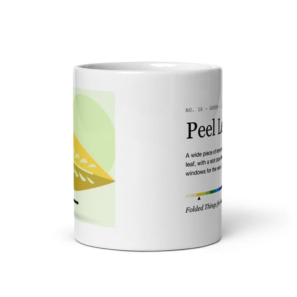 Printful mockup: Peel Leaf · Mug (3)