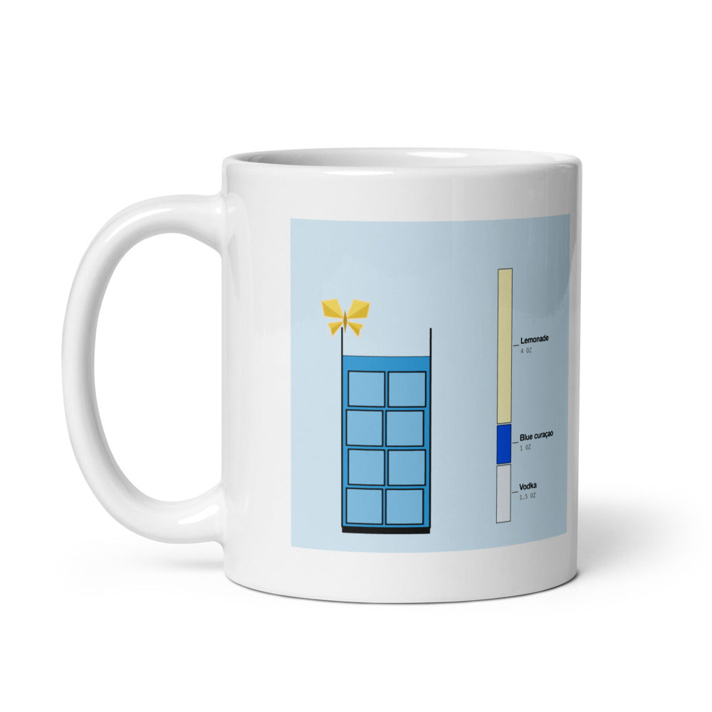 Printful mockup: Main Character Blue · Mug (2)