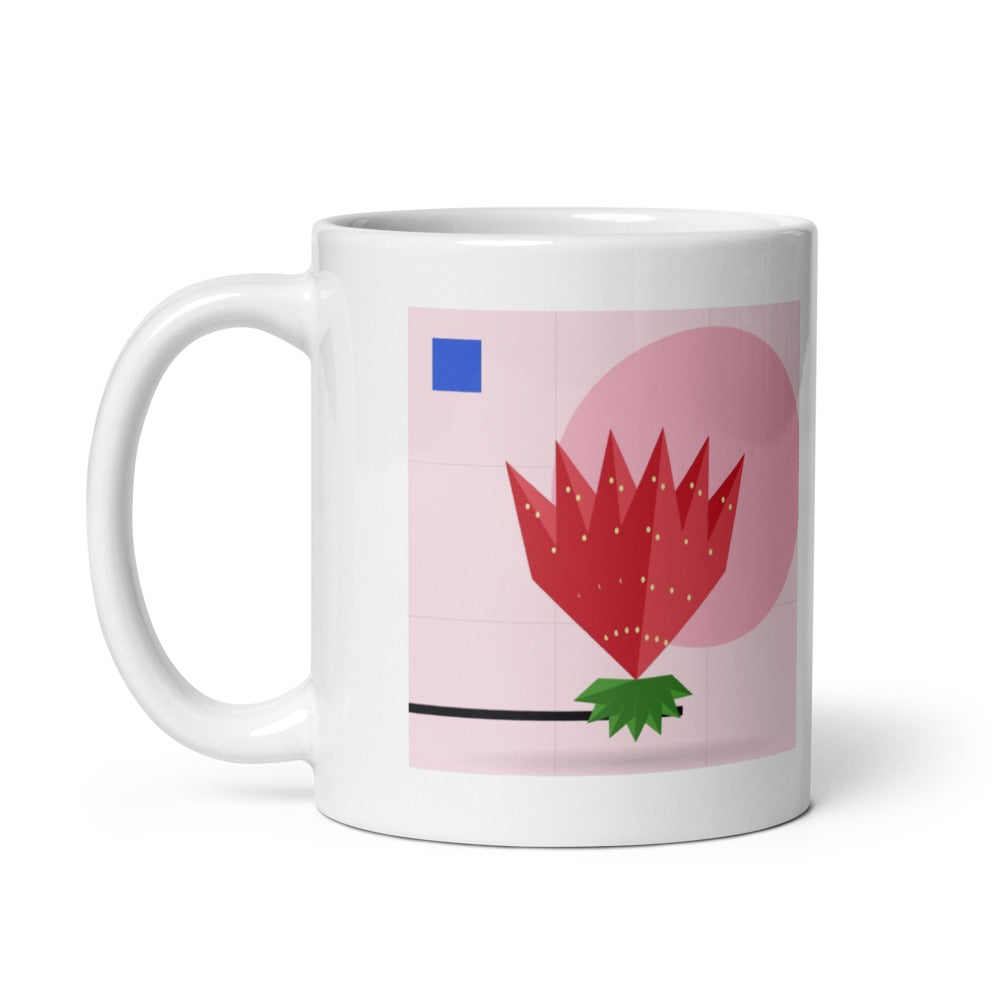 Printful mockup: Strawberry Fan · Mug (2)