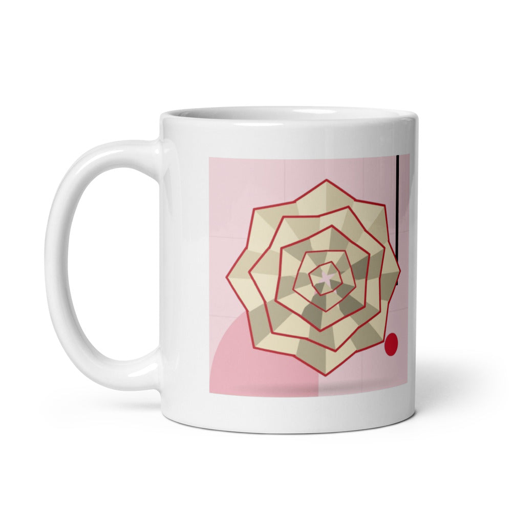 Printful mockup: Apple Rose · Mug (2)
