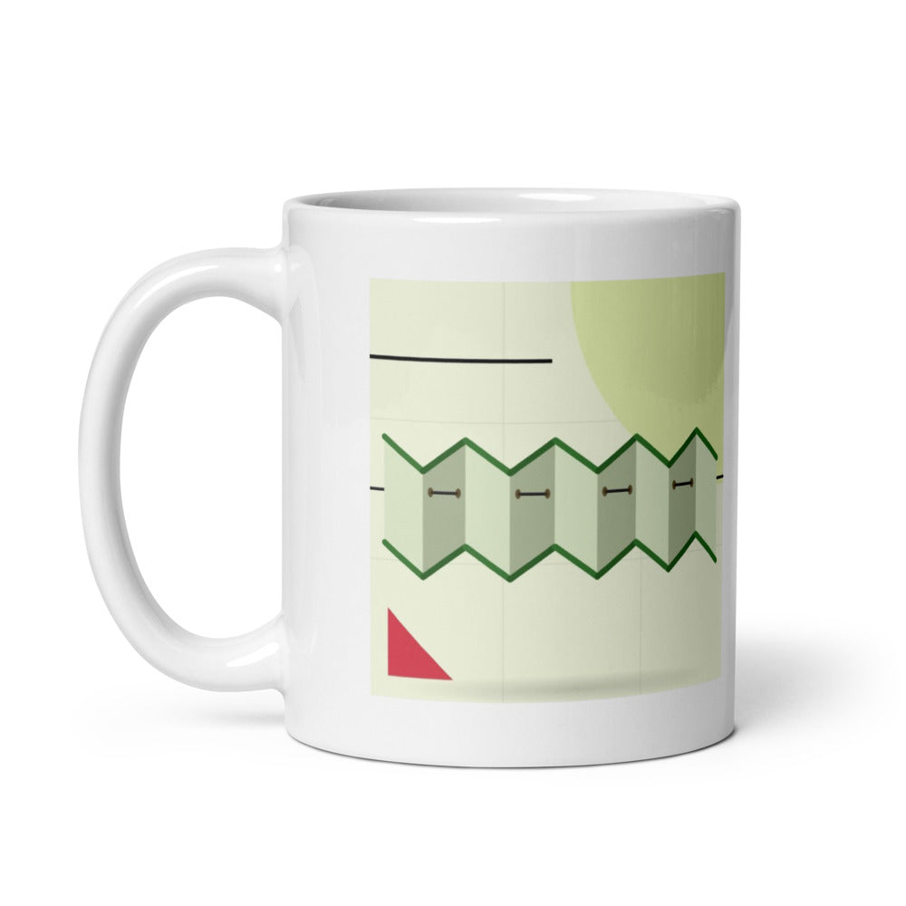 Printful mockup: Cucumber Ribbon · Mug (2)