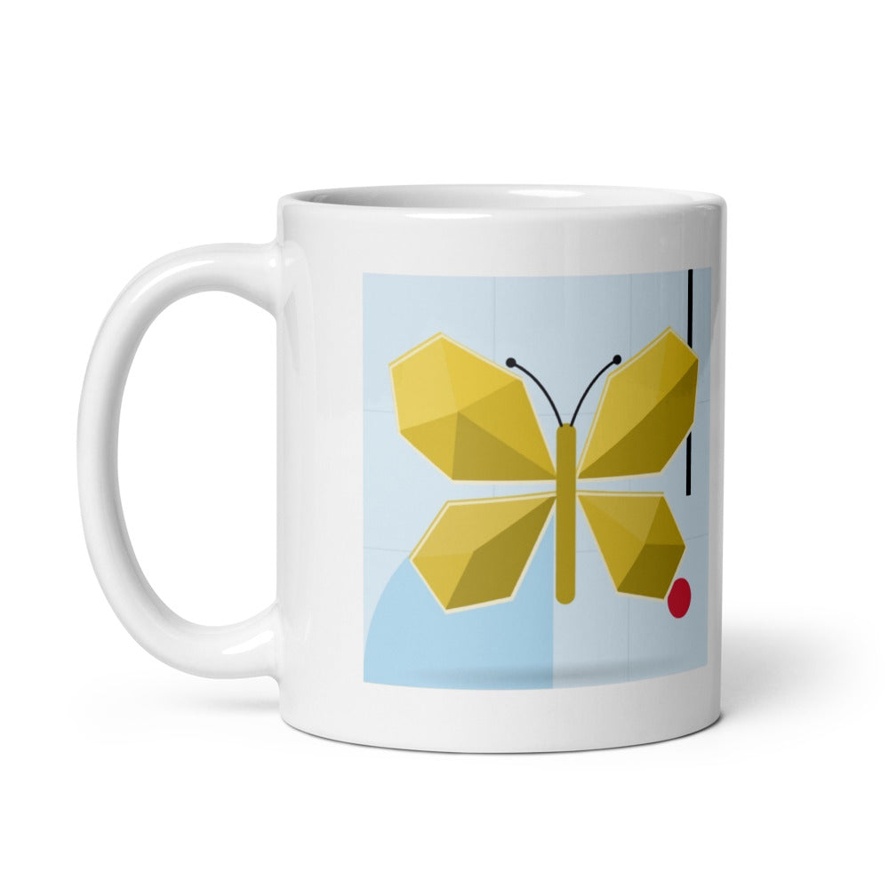 Printful mockup: Peel Butterfly · Mug (2)