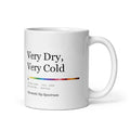 Printful mockup: Very Dry, Very Cold · Mug