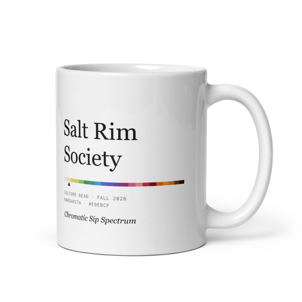Printful mockup: Salt Rim Society · Mug