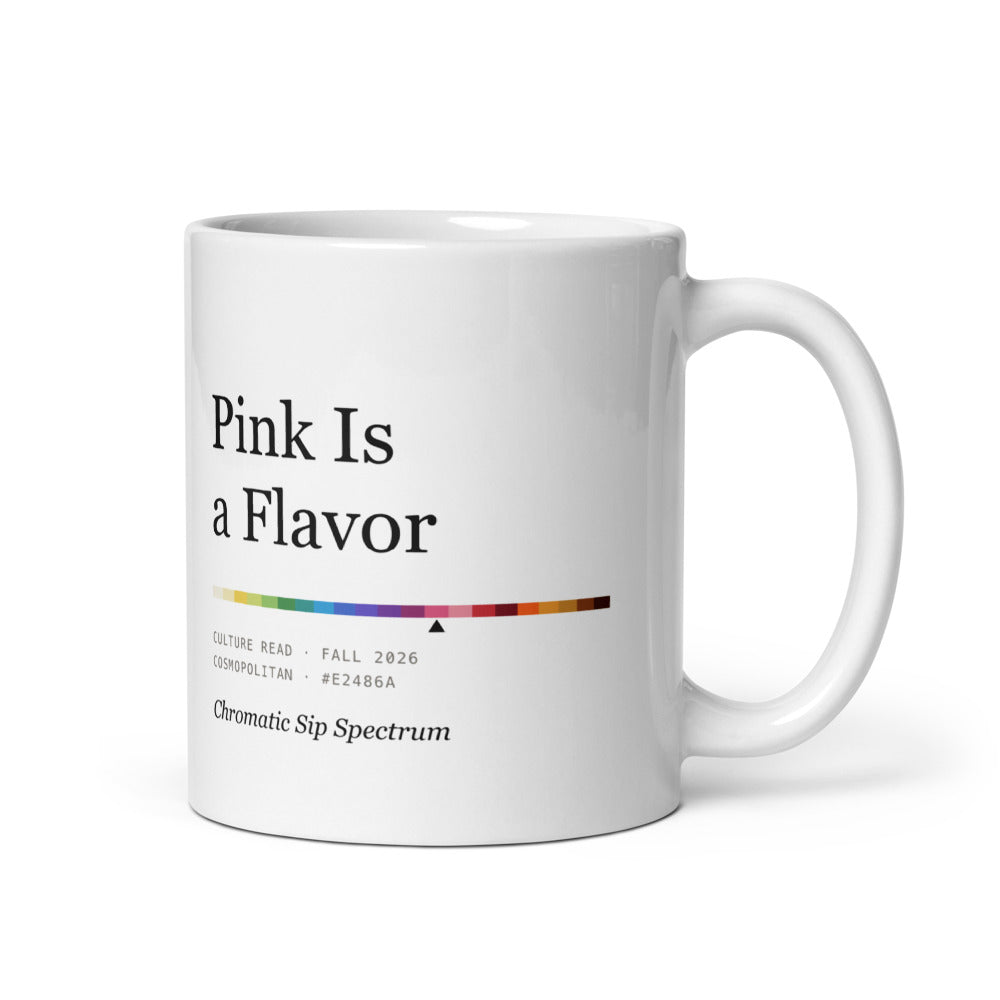 Printful mockup: Pink Is a Flavor · Mug