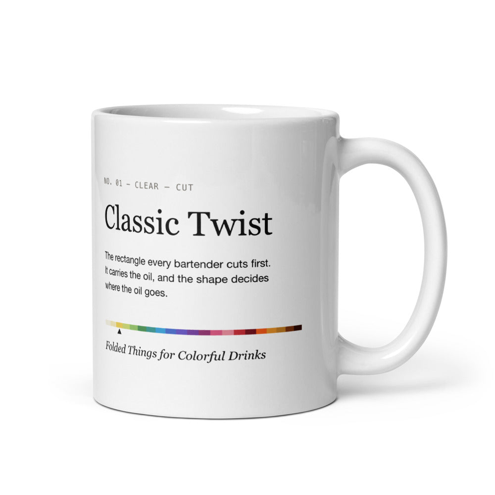 Printful mockup: Classic Twist · Mug