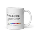 Printful mockup: Long Spiral · Mug